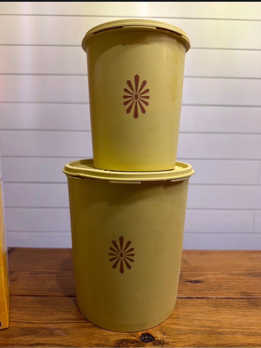 Vintage Tupperware Servalier Canisters
- Set of 2